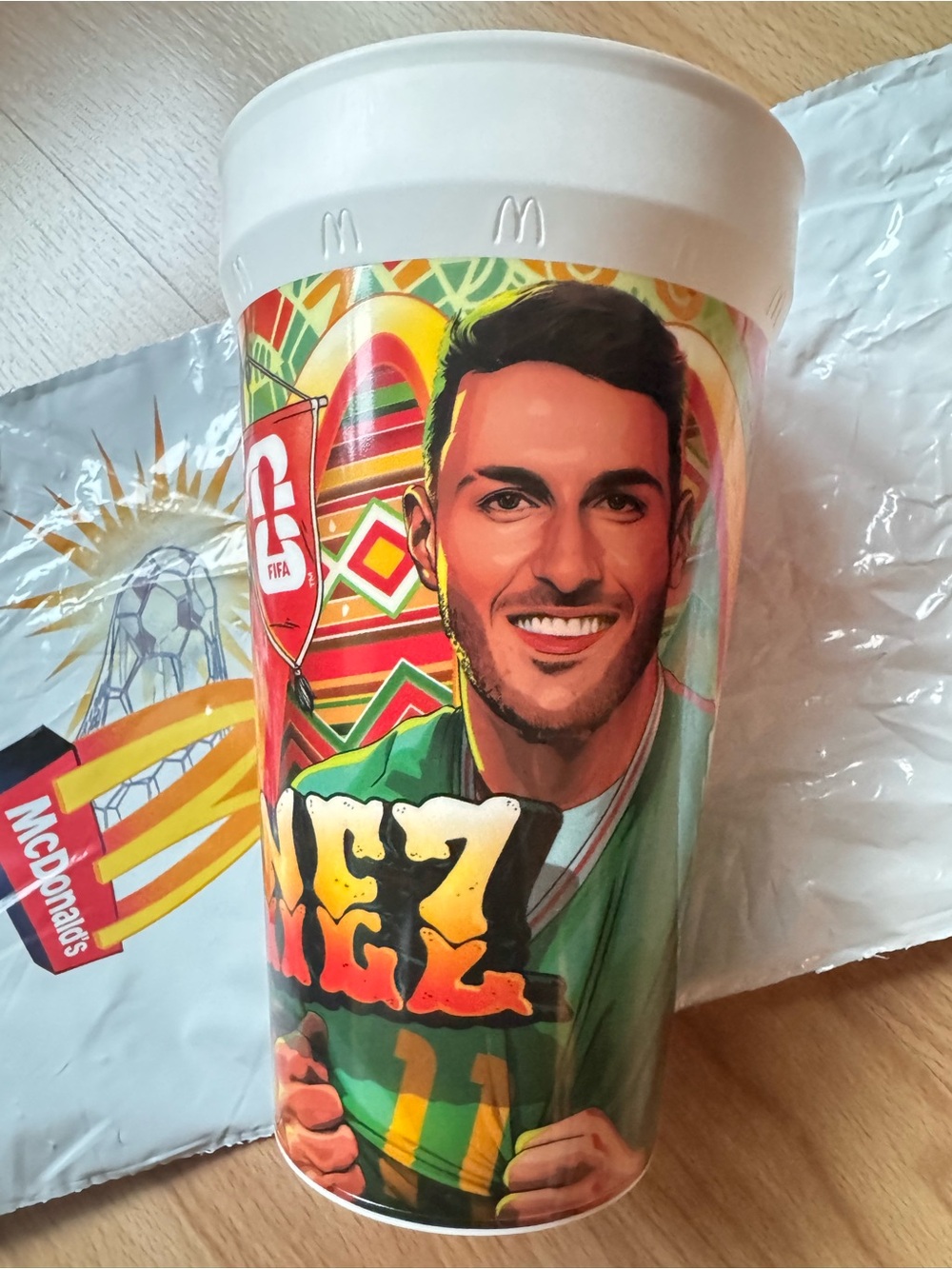 2026 McDonald's FIFA Themed Souvenir Cup Santiago Giménez